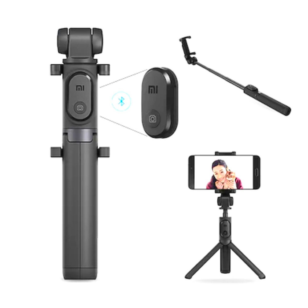 Review Xiaomi Selfie Stick  Trípode y palo selfie con disparador Bluetooth  por 11 euros 